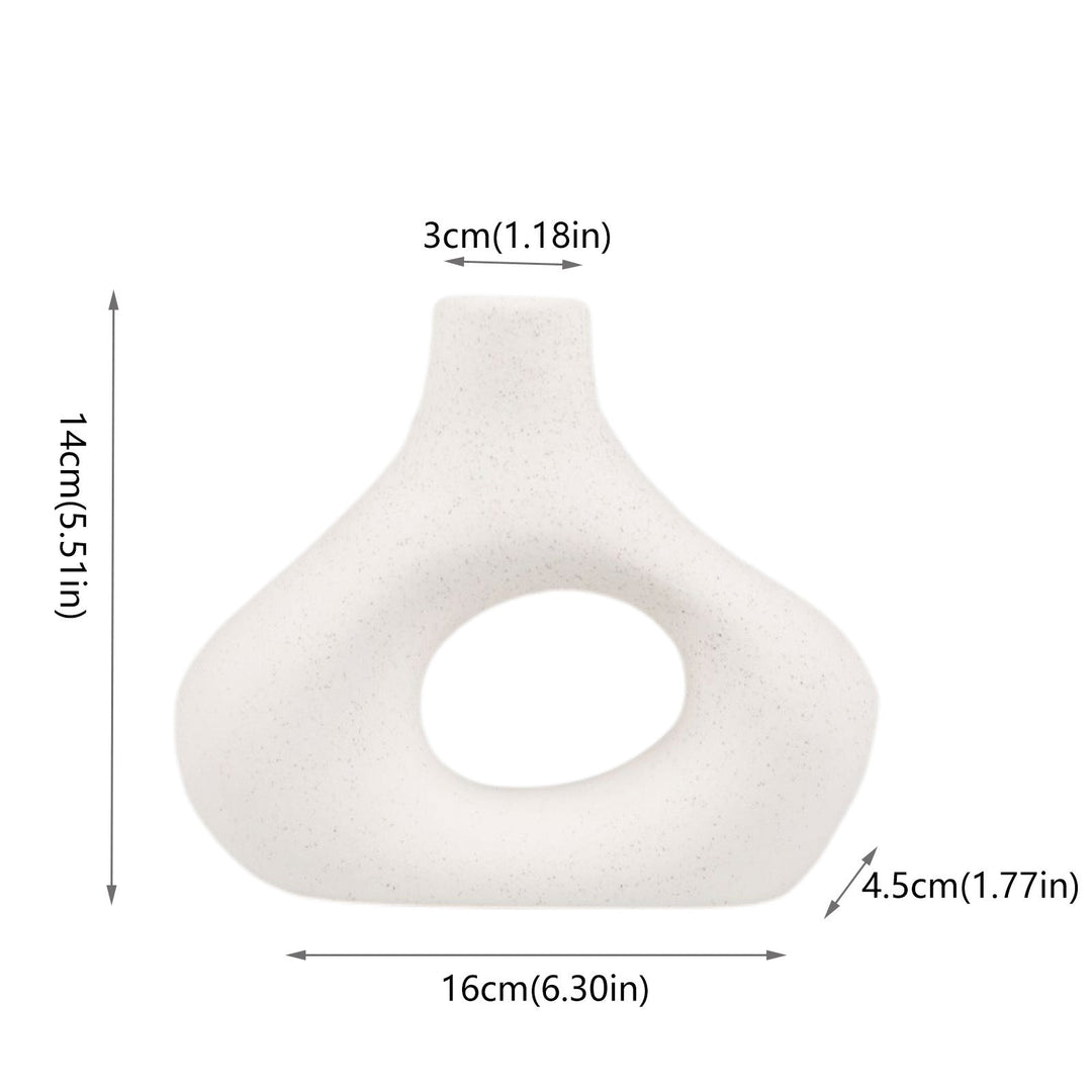 Lisslune | Orbiform ceramic vase – Modern minimalist round design