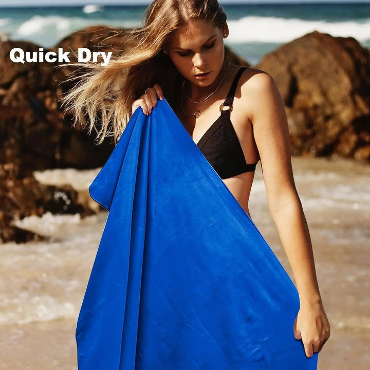 Lisslune | Versatile Microfiber Towel Set for Quick Drying for Beach, Gym, and Traveling