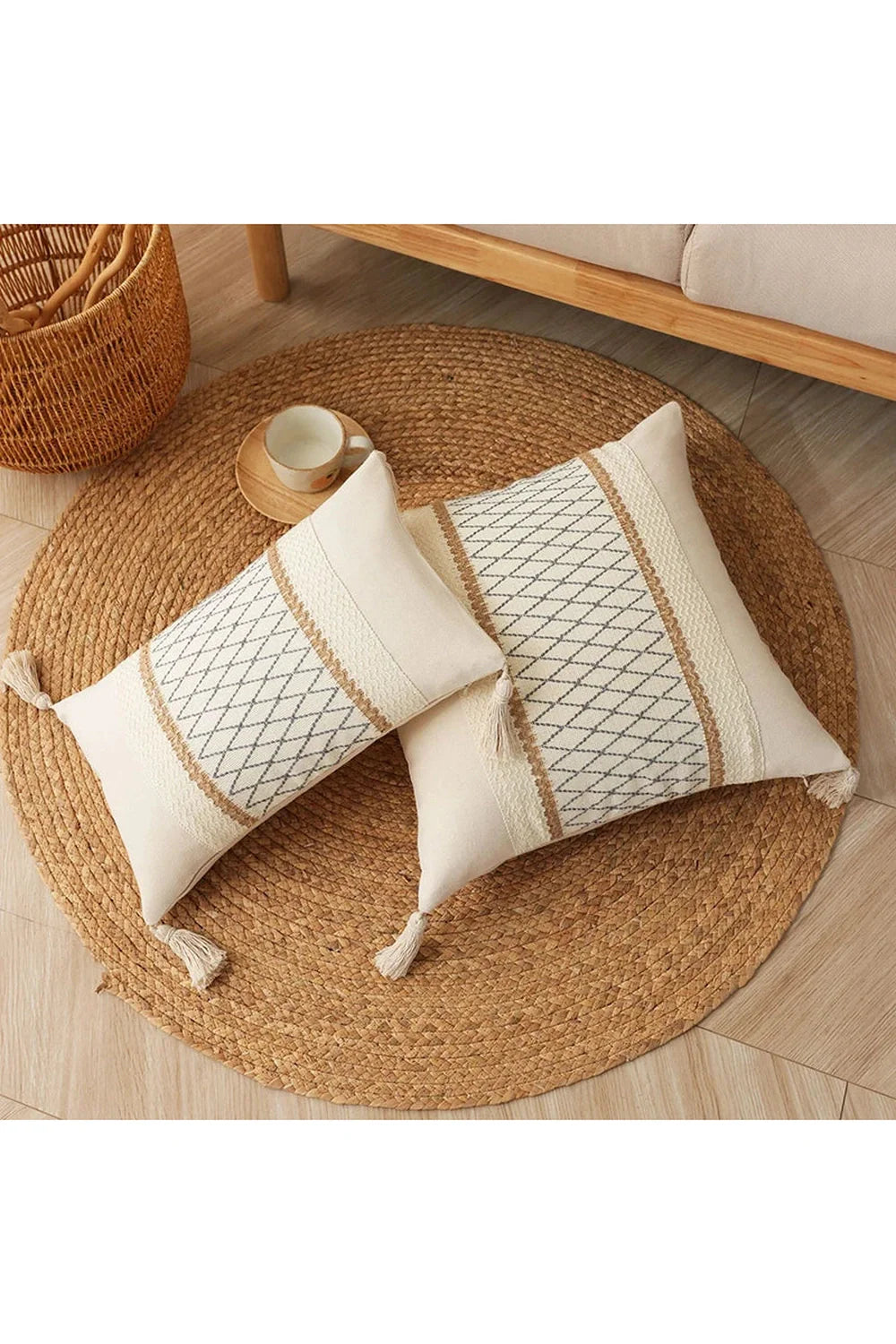 Lisslune | Crochet Tassel Cushion Cover