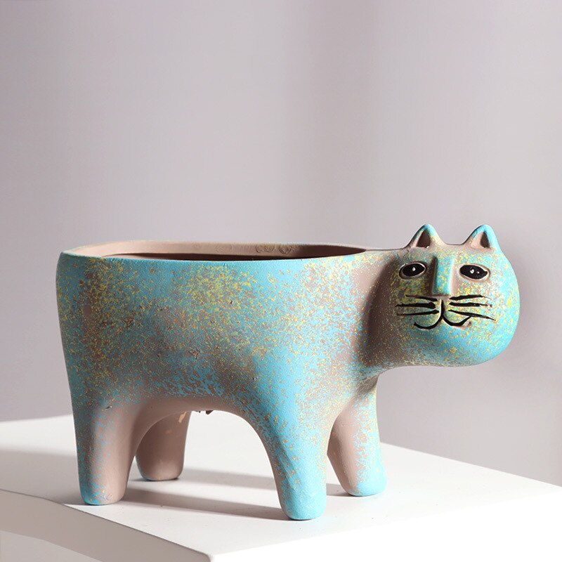 Lisslune | PurrBloom - Elegant cat-shaped plant boxes for succulents