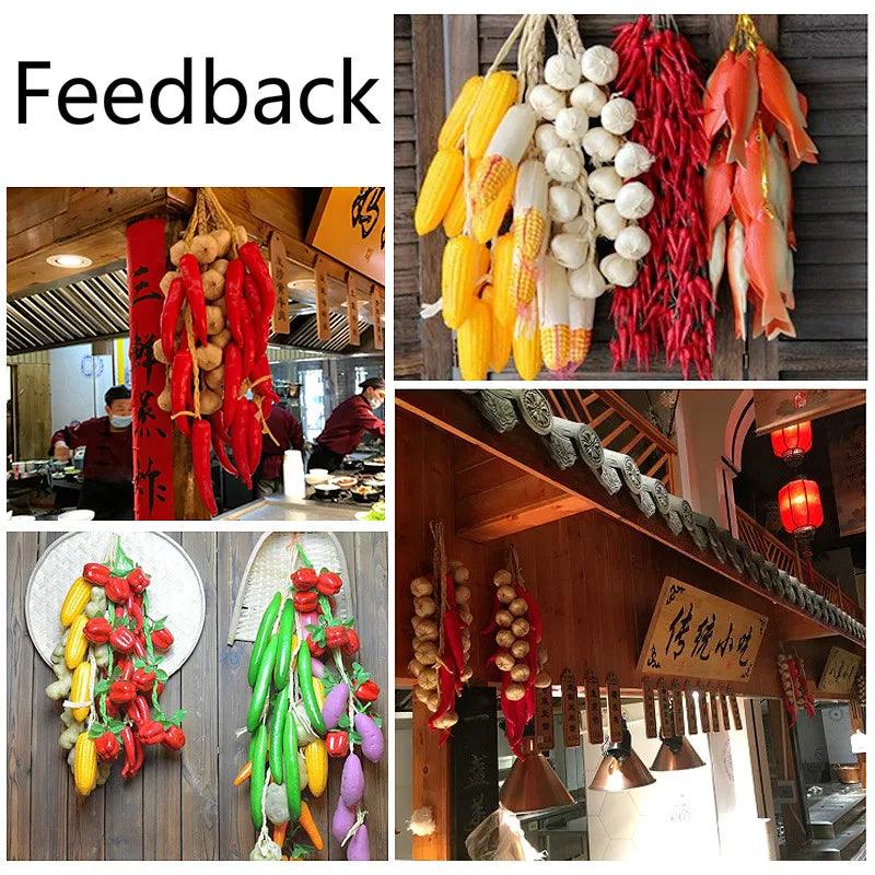 Lisslune | Life-like Artificial Chili Pepper Decor Props for Home, Photography, and Holiday Celebrations