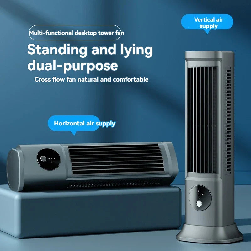 Lisslune | Towerless Ultra Cool Air Conditioning Desktop Fan