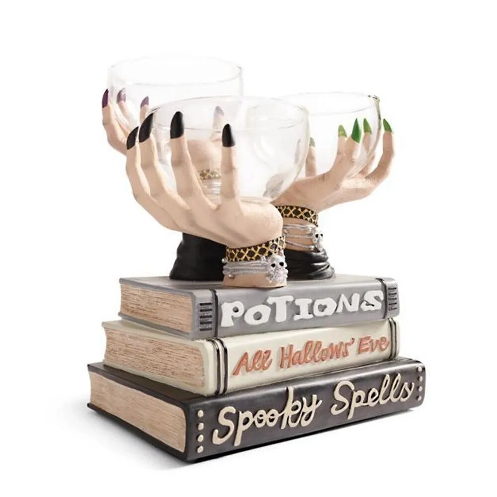 Lisslune | Witch Hand Vintage Resin Party Snack Holder