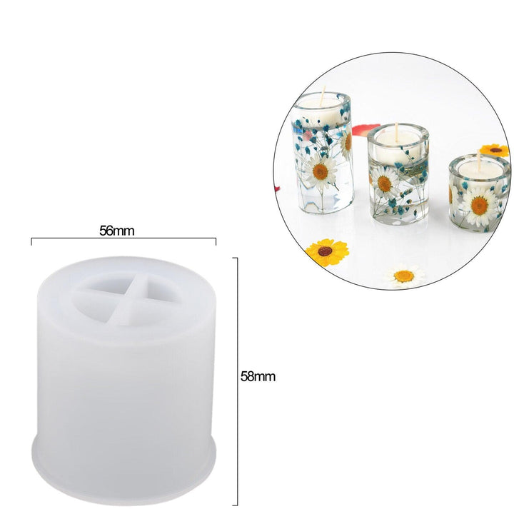 Lisslune | Silicone mold set for creative candle jars and flower planters