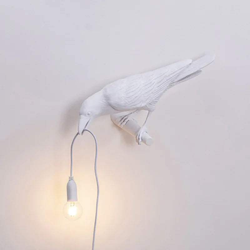 Lisslune | Modern Lucky Bird Table Lamp – Creative Resin Animal Design for Bedroom and Living Room