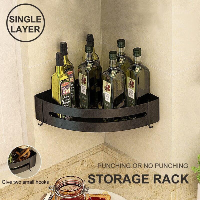 Lisslune | Elegant multifunctional aluminum storage rack with stylish hooks