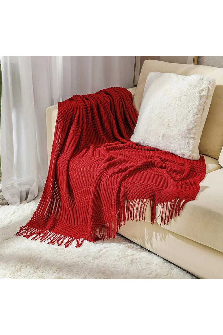 Lisslune | dune textured throw blanket