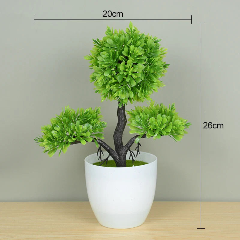 Rynx Artificial Plants Bonsai Small Tree Pot Artificial Plant Flowers Potted Plants Ornaments For Home Room Table Decoration Hotel Garden Decor