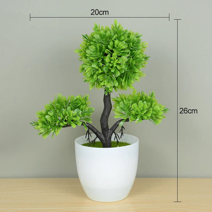 Rynx Artificial Plants Bonsai Small Tree Pot Artificial Plant Flowers Potted Plants Ornaments For Home Room Table Decoration Hotel Garden Decor