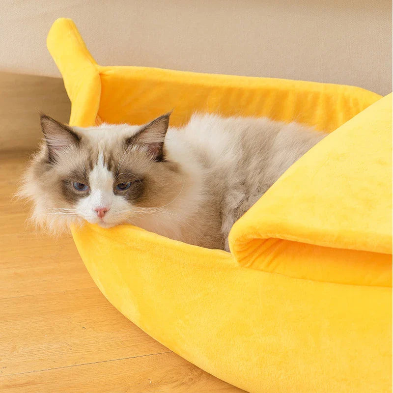 Lisslune | Soft Banana Cat Bed