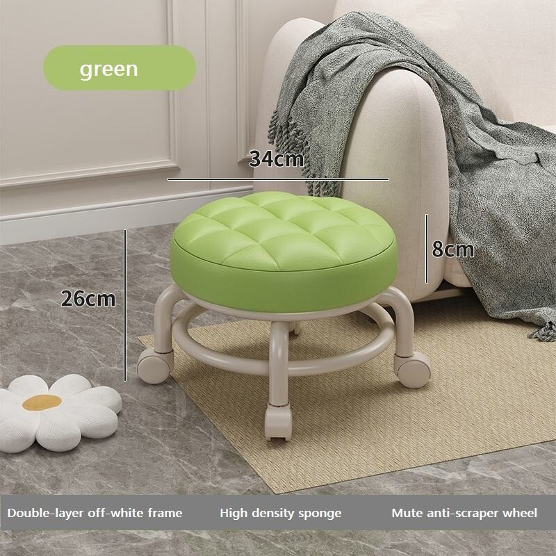 Lisslune | RollEase Mini Rolling Elegant Low Stool