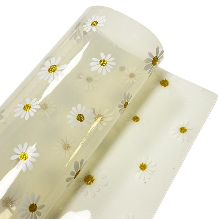 Lisslune | Floral Elegance PVC Craft Film for Creative Home Decor and DIY Projects