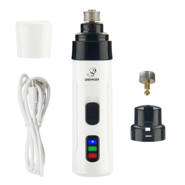 Lisslune | Whisper-quiet rechargeable dog nail grinder: Ultimate precision tool for stress-free grooming