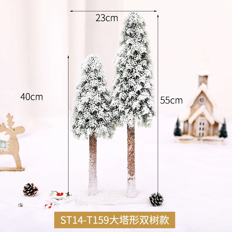 Rynx | Mini PE Christmas tree decoration Pine Topping Table Christmas tree Christmas home Party Wedding decoration New Year's gift