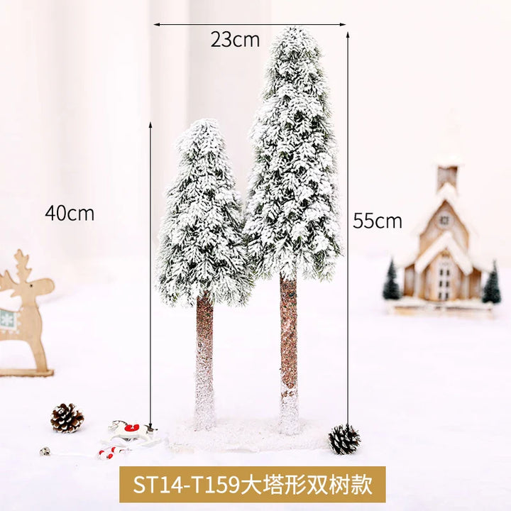 Rynx | Mini PE Christmas tree decoration Pine Topping Table Christmas tree Christmas home Party Wedding decoration New Year's gift