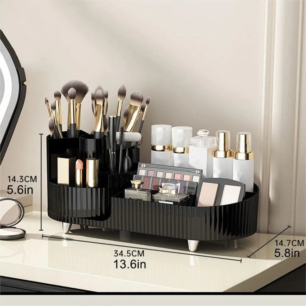 Lisslune | Eleganza – Luxury Beauty Organizer with Slim Rotating Design