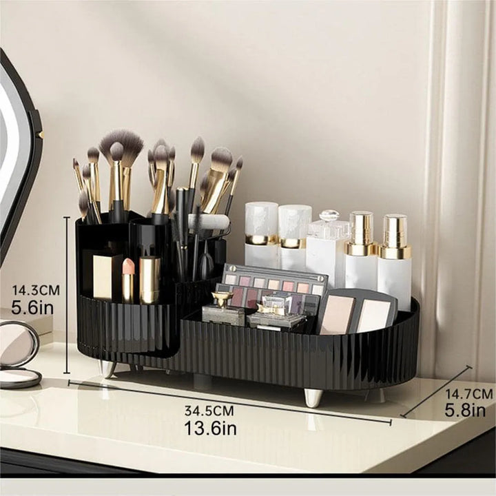 Lisslune | Eleganza – Luxury Beauty Organizer with Slim Rotating Design