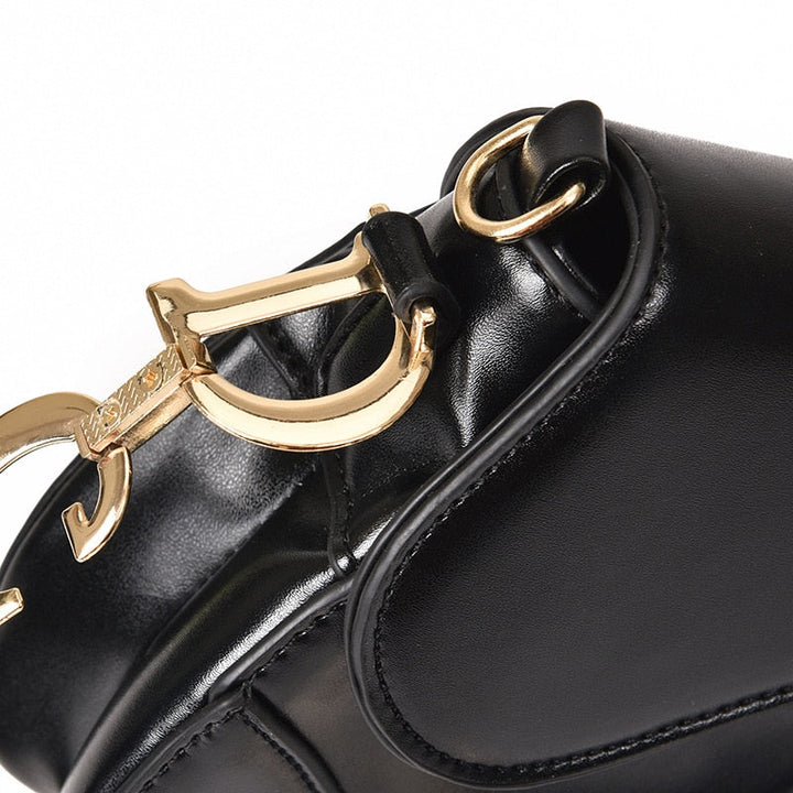 Lisslune | Luxurious Women's Shoulder Bag - exclusive PU - leather Saddle Bag