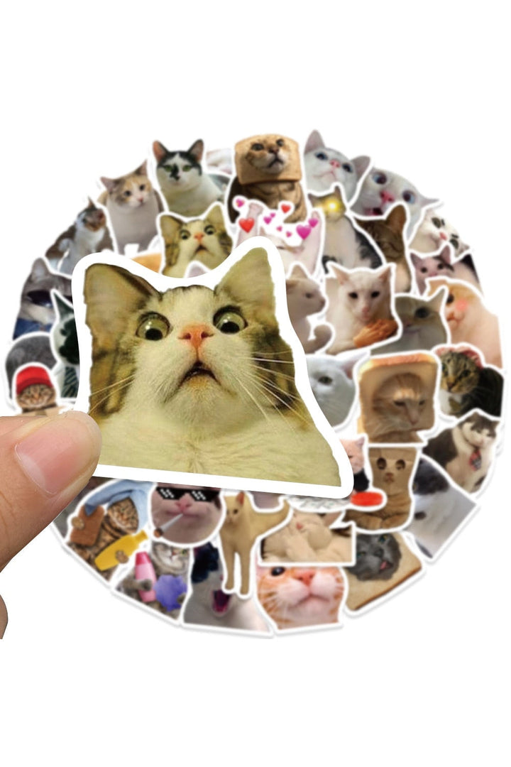 Lisslune | Cat Fun Stickers 50 Pieces