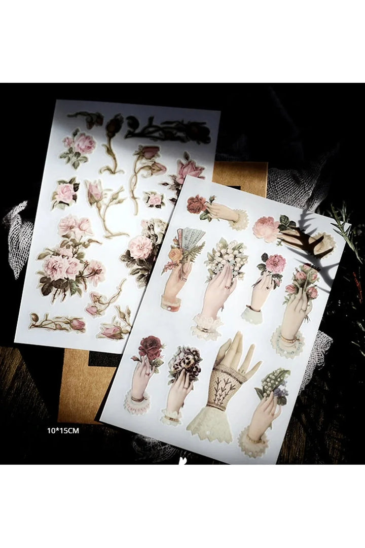 Lisslune | Flower Scrapbooking Stickers