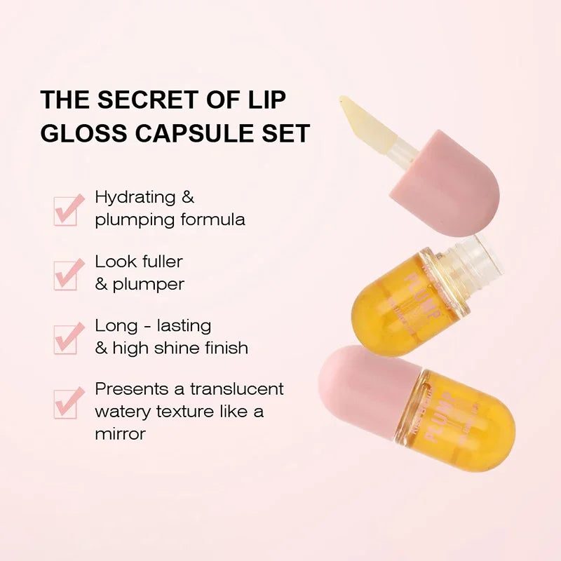 Rynx | Sexy Long-lasting Lip Plumper Oil for Women Instant Lip Sleep Mask Lip Serum Collagen Lip Volume Enhancing Oil Gloss Cosmetics