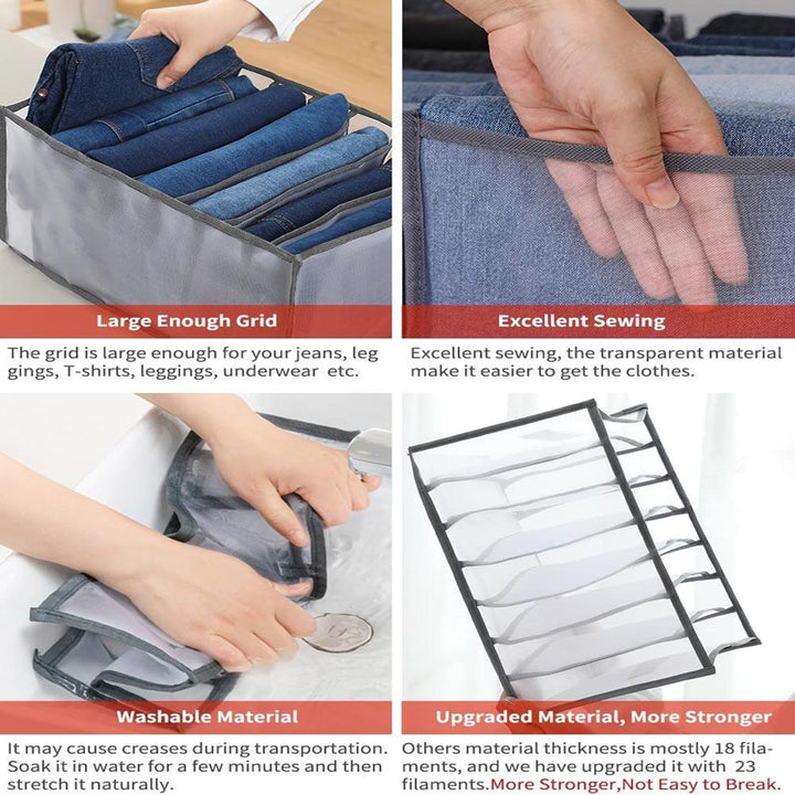Lisslune | Ultimate Mesh Wardrobe Storage Solution: Transform Your Clothing Organization