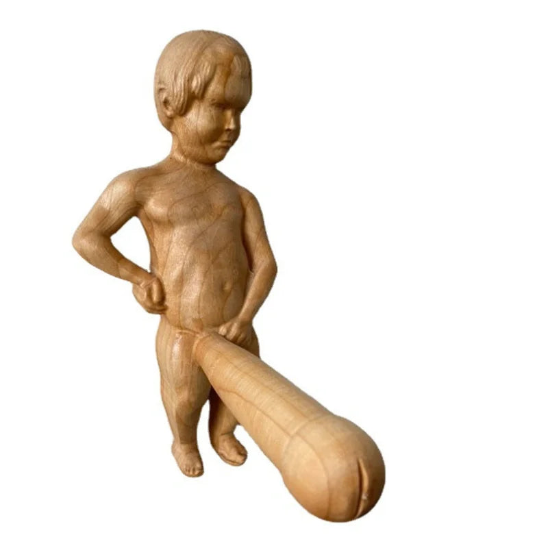Lisslune | Wood Toilet Paper Holder Phallus