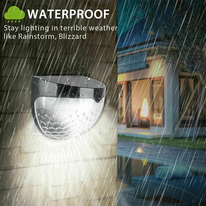 Lisslune | Outdoor Waterproof Solar LED Patio Wall Lamp