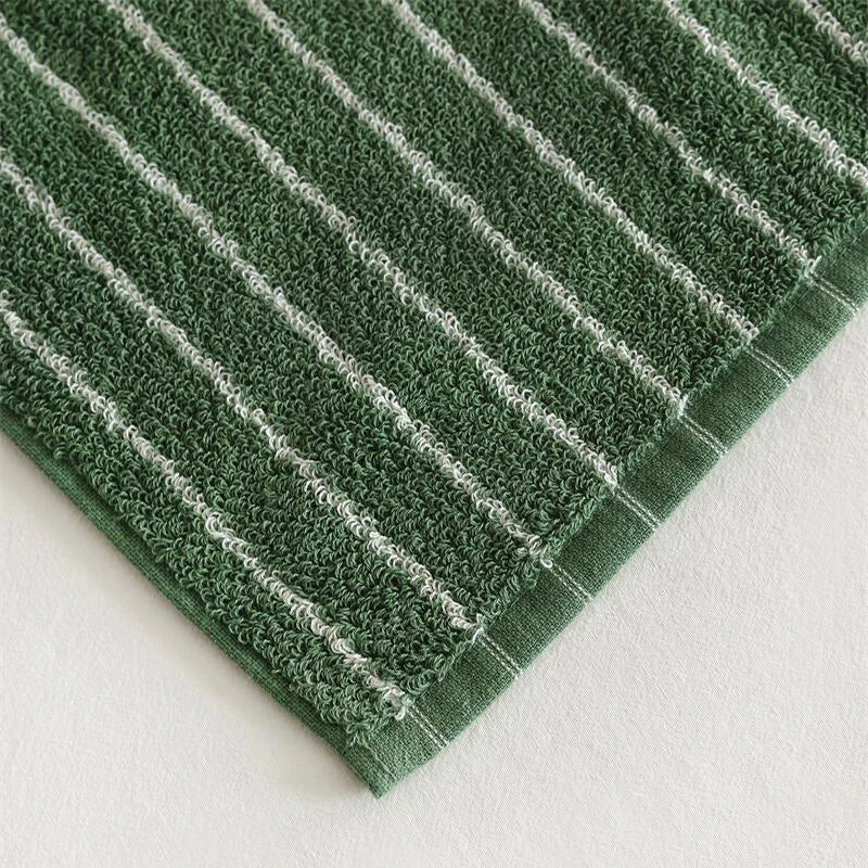 Rynx | Striped Geometric Diamonds Cotton Towels Soft Absorbent Face Towel Combed Long Staple Fiber Kids Hands Towel Adults Bath Household To