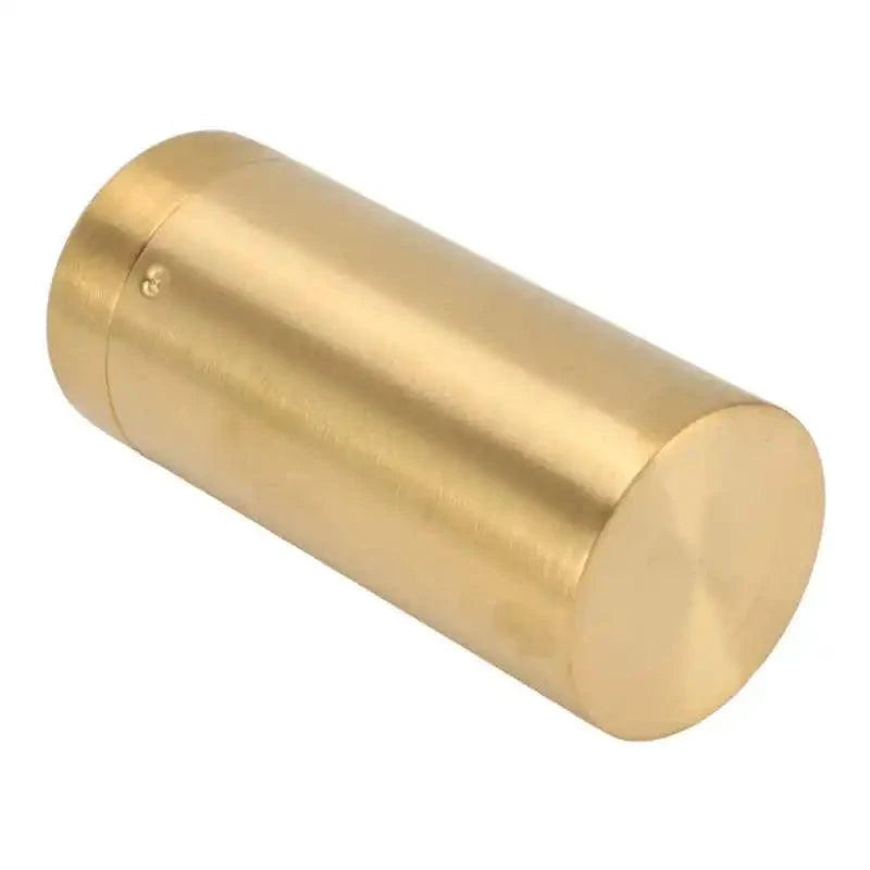Lisslune | Set of 2 elegant golden stainless steel spice dispensers - rustproof spice containers for salt, sugar, and more