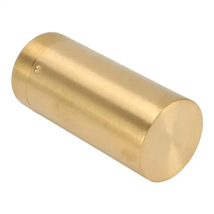 Lisslune | Set of 2 elegant golden stainless steel spice dispensers - rustproof spice containers for salt, sugar, and more