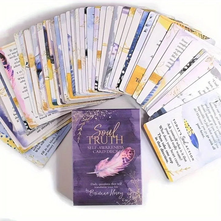 Rynx | 1 Box Soul Truth Self-Confidence Tarot Cards for Family Holiday Party Gifts Playing Board Games Cards Tarot Pack