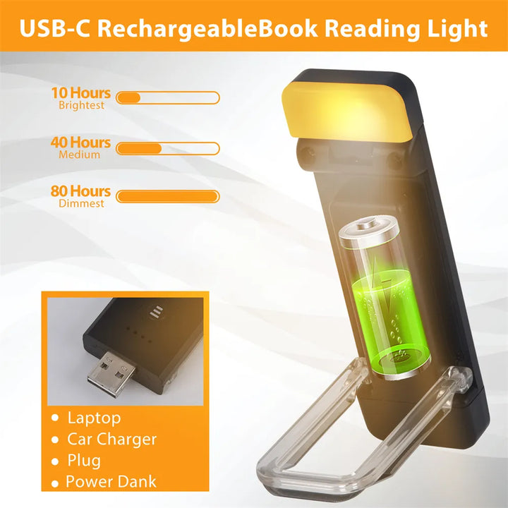 Lisslune | Clip-on Bookmark Light with Timer