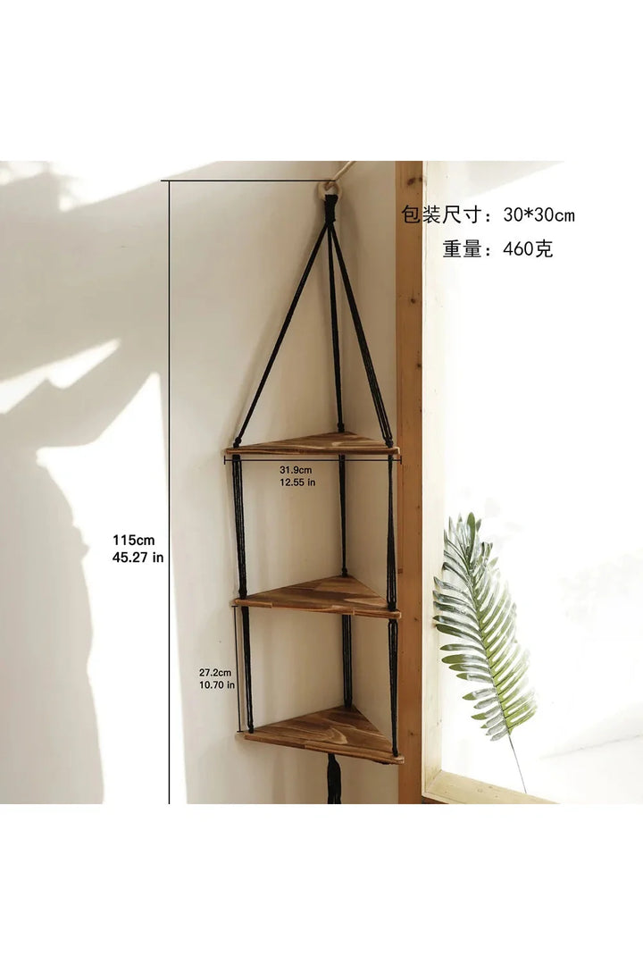 Lisslune | Corner wall shelf