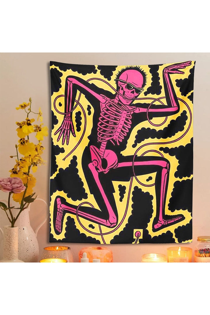Lisslune | Skeleton Art Tapestry