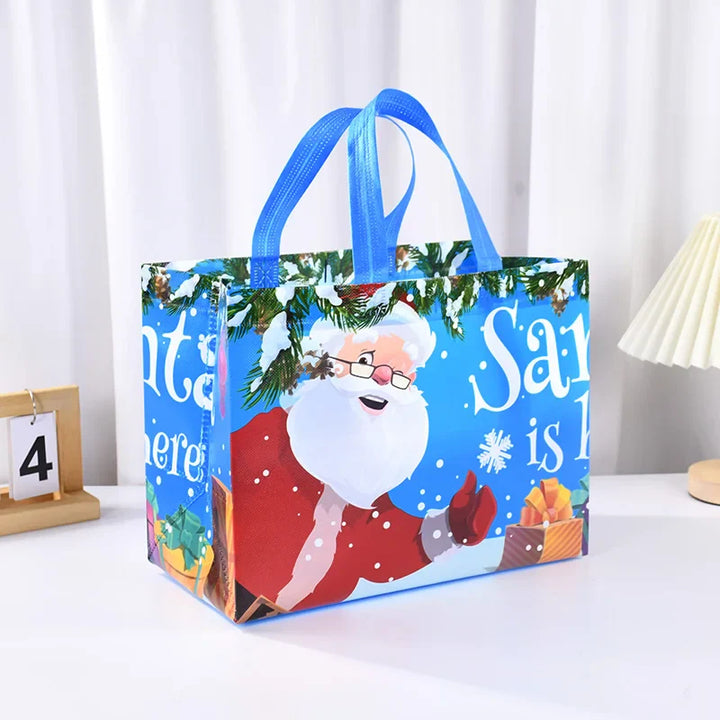 Rynx Christmas gift bag Santa Claus snowman candy gift wrapping bag 2024 Merry Christmas party home decoration Navidad Noel 2025 New Year