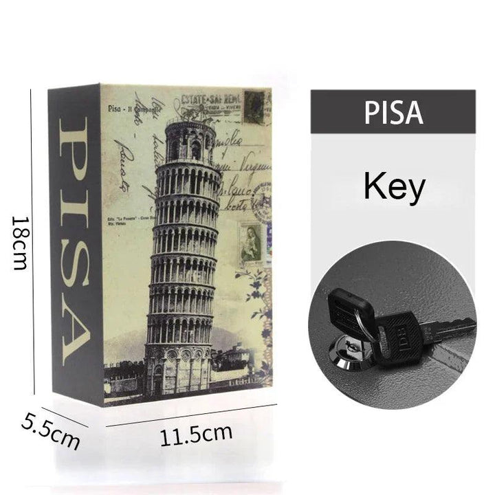 Lisslune | Secret Book Safe with Combination Lock for Hidden Valuable Items