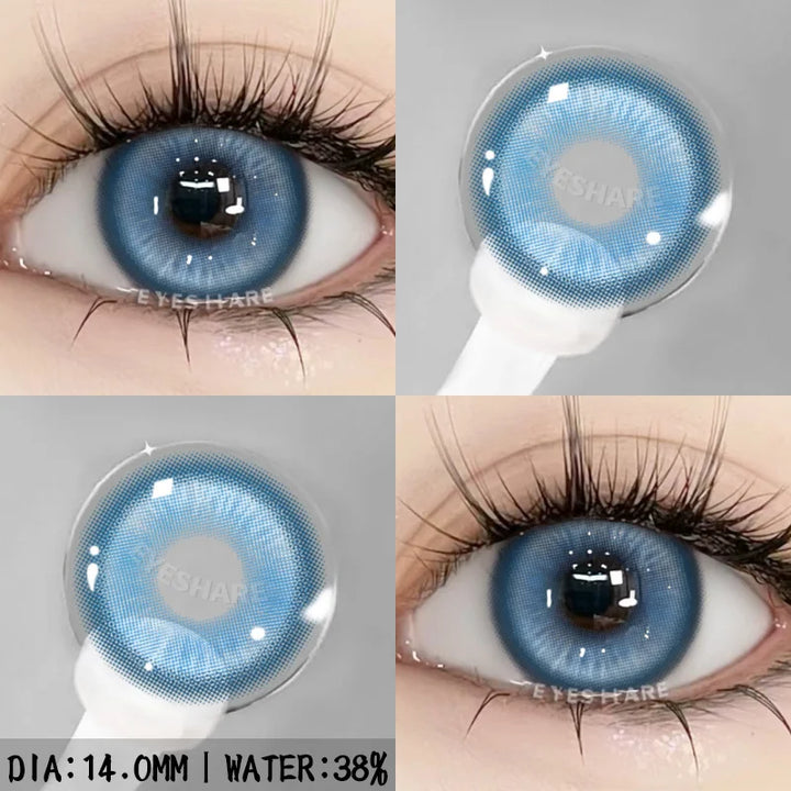 Rynx | 1 Pair purple lenses for eye color contact lenses anime pink lenses blue pupils for eyes Y2K lenses for natural eyes