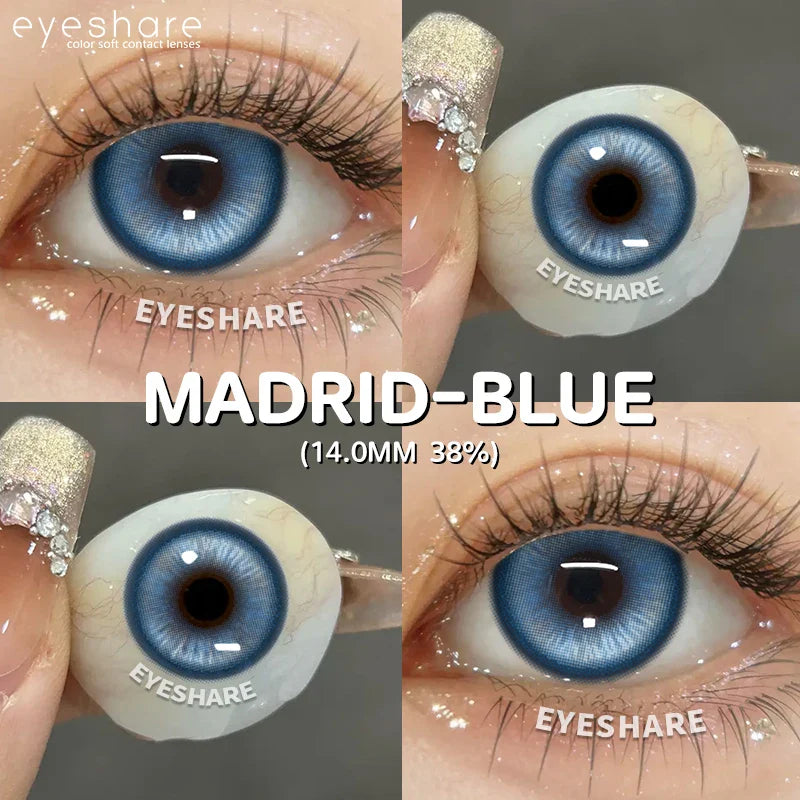 Rynx | Halloween lenses cosplay colors contact lenses for the eyes 1 pair black eye lens colored contact lenses white contact lenses blue lenses