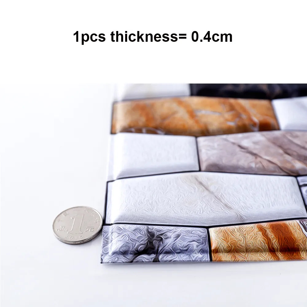 Lisslune | 3D Wall Brick Pattern Decal