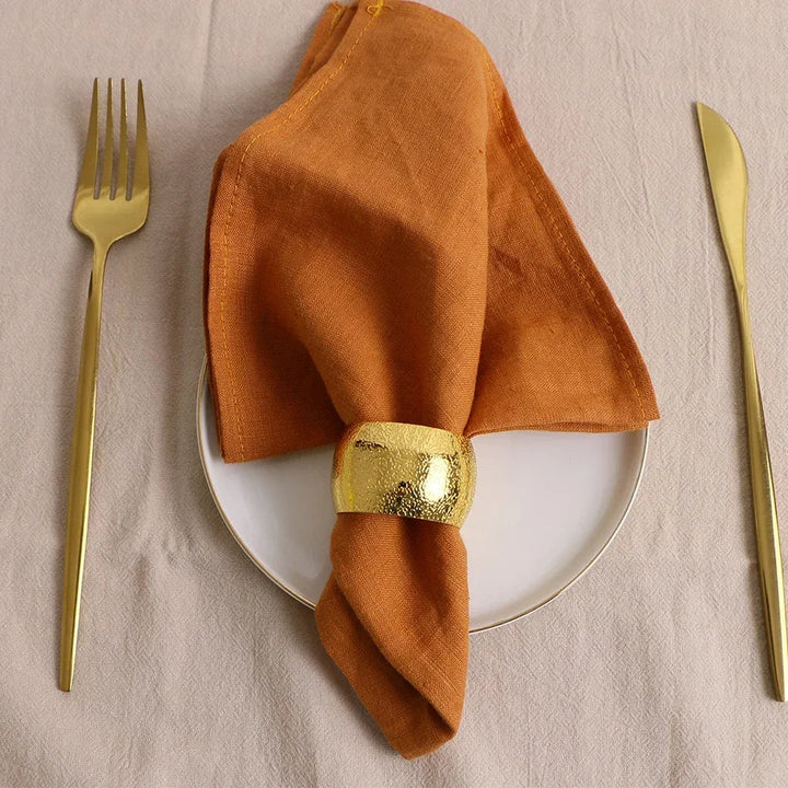 Rynx | 12PCS pure linen table napkins, 40x40cm sage green soft comfortable tea towel, square napkin for wedding dinner party decoration
