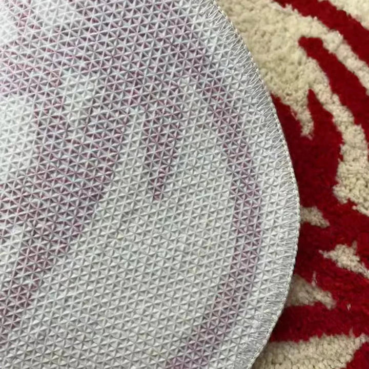 Rynx | Chinese Lantern Tufting Bedroom Rug Red Lucky Pumpkin Living Room Rug Area Mat Bathroom Mat Doormat Aesthetic Home Decor