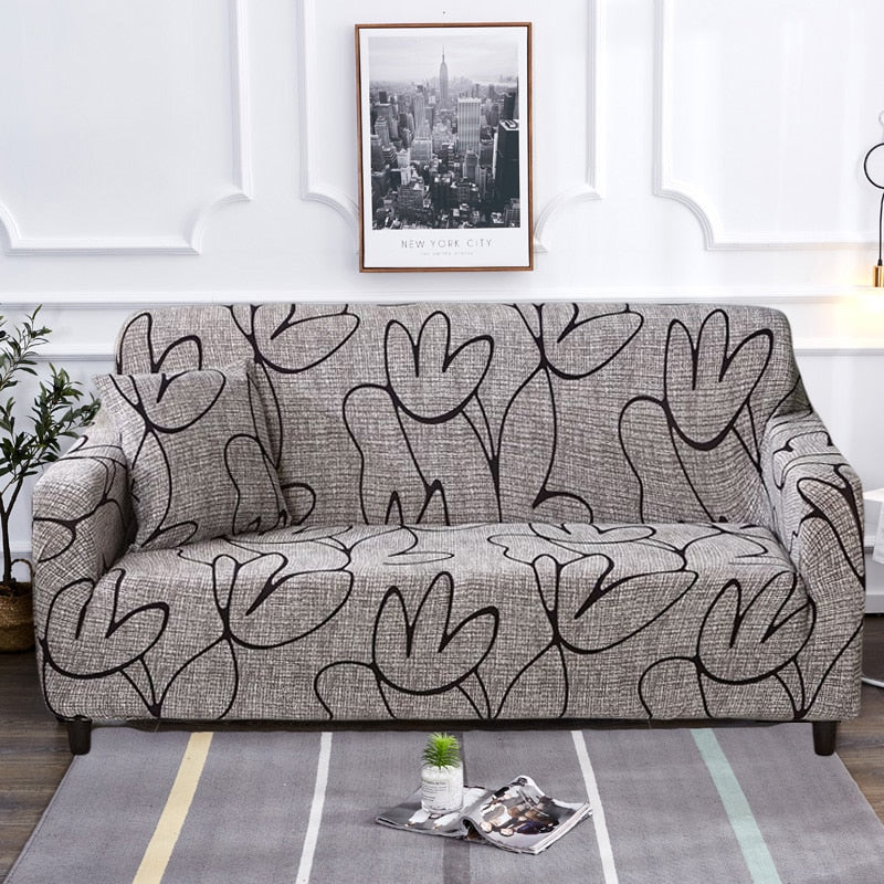 Lisslune | Modern Non-slip Colorful Elastic Sofa Cover