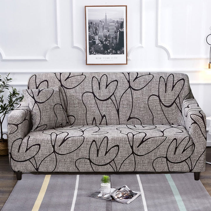 Lisslune | Modern Non-slip Colorful Elastic Sofa Cover