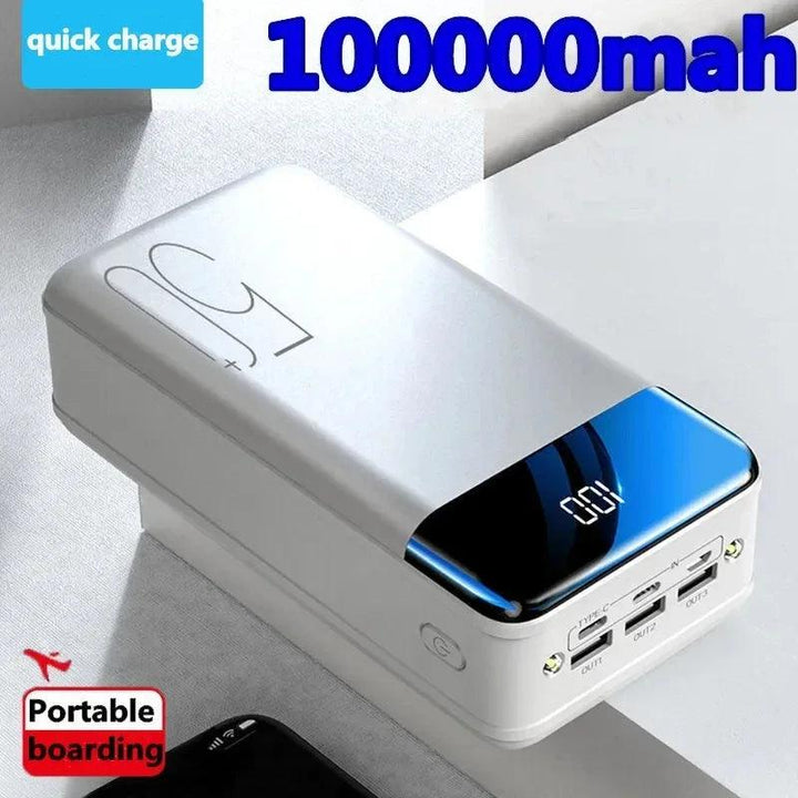 Lisslune | Powerful portable charger with integrated LED flashlight