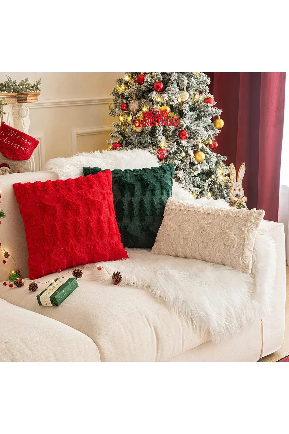 Lisslune | Plush Christmas Pillowcase