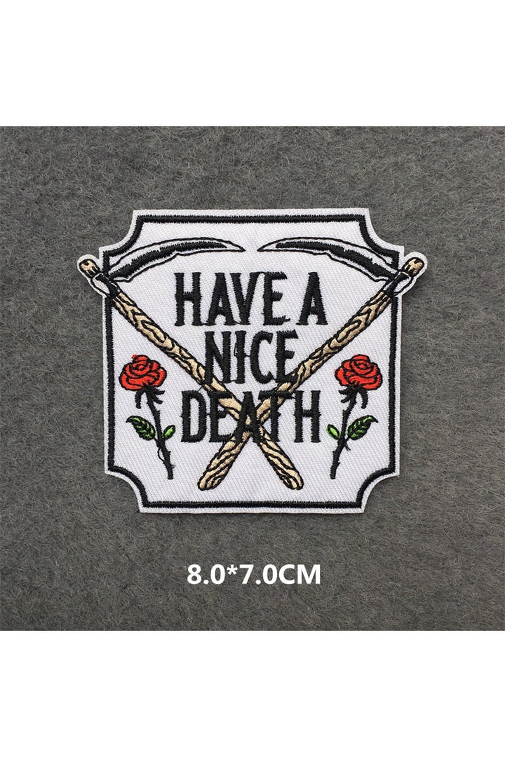 Lisslune | Punk embroidered patch set