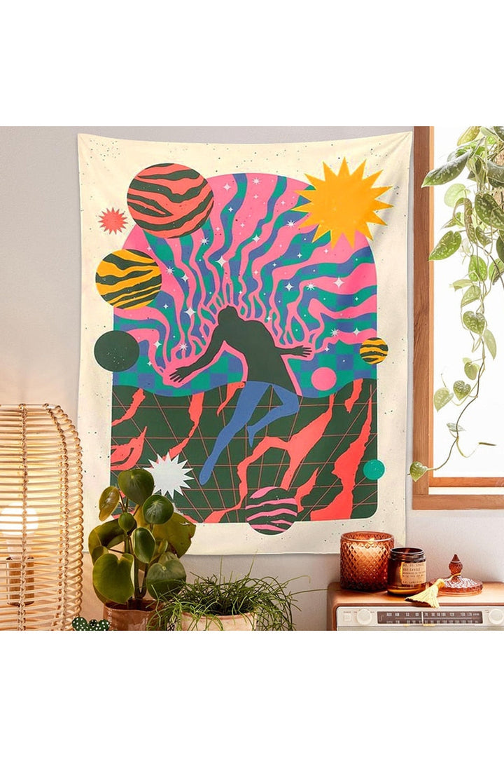 Lisslune | Travel Psychedelic Tapestry