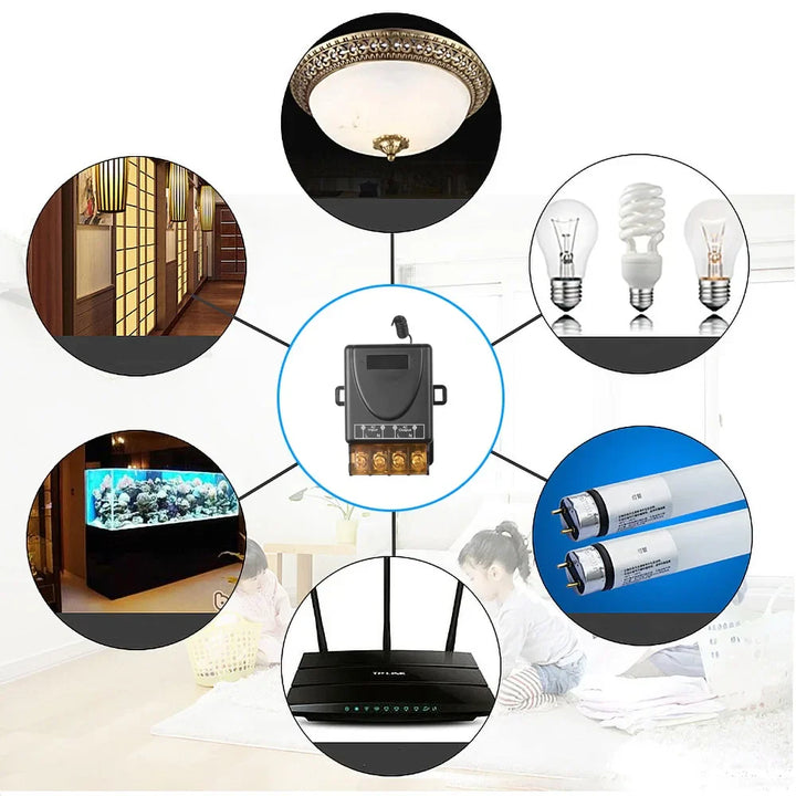 Lisslune | Signal Receiver Wireless Remote Control Switch Relay
