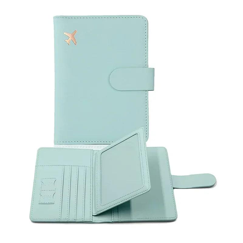 Lisslune | Stylish RFID-blocking passport holder with card organizer for travelers